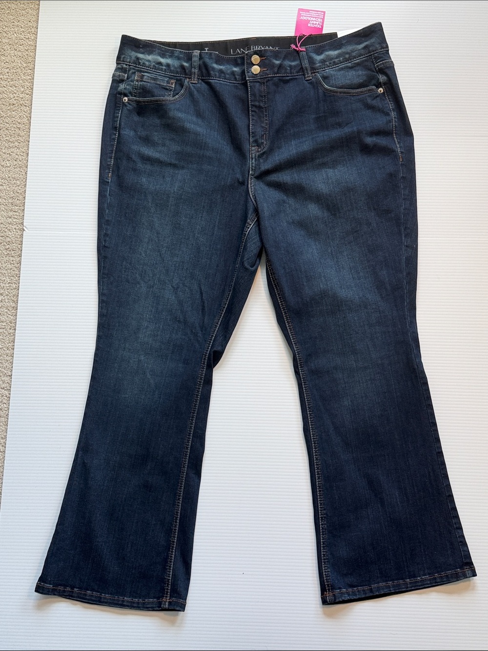 NWT—Lane Bryant Dark Blue bootcut Jeans